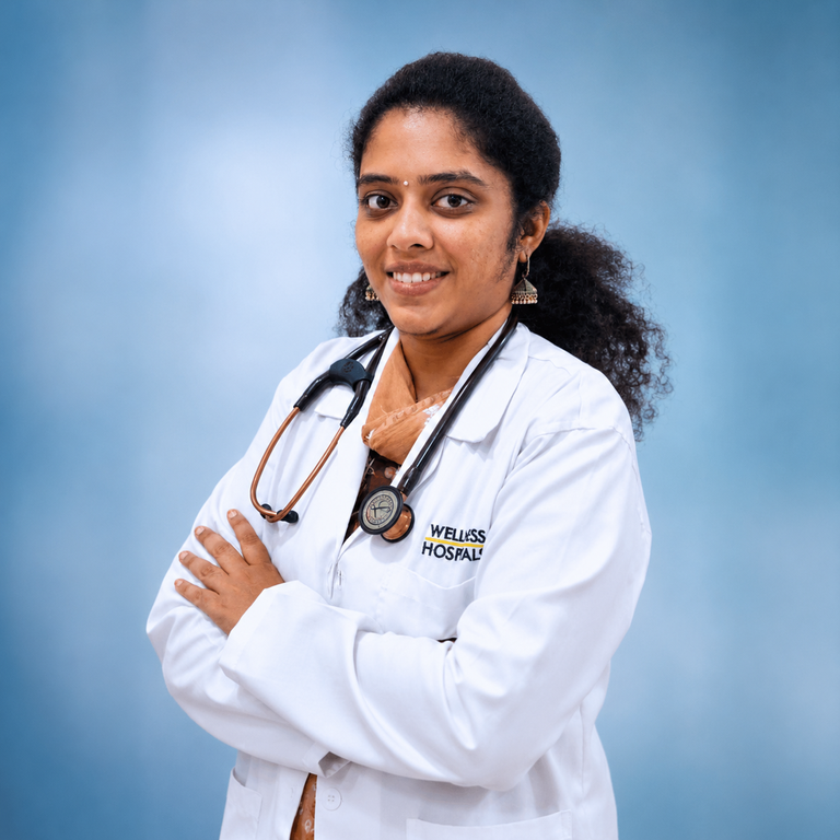 Portrait of Dr Aparna Seelam, General Medicine specialist at Wellness Hospitals